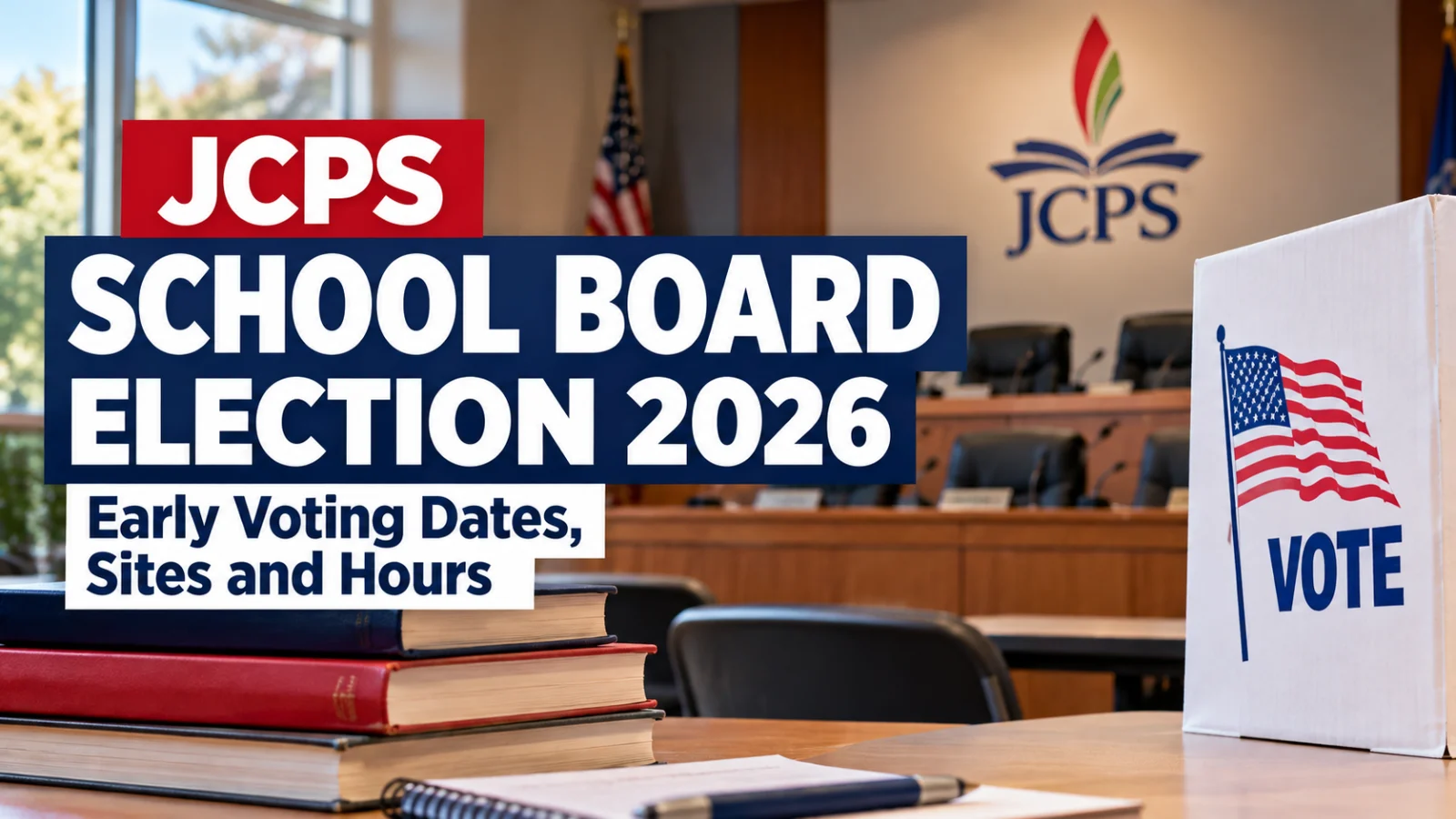 JCPS School Board Election 2026: Early Voting Dates, Sites, and Hours