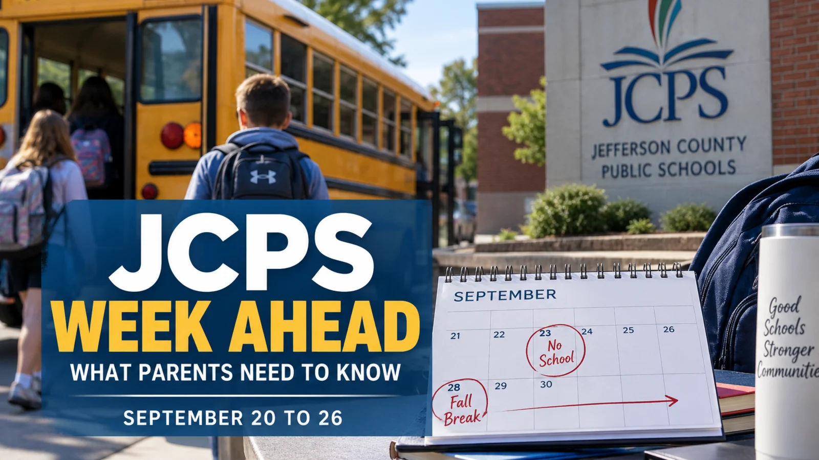 JCPS Week Ahead: What Parents Need to Know for September 20 to 26