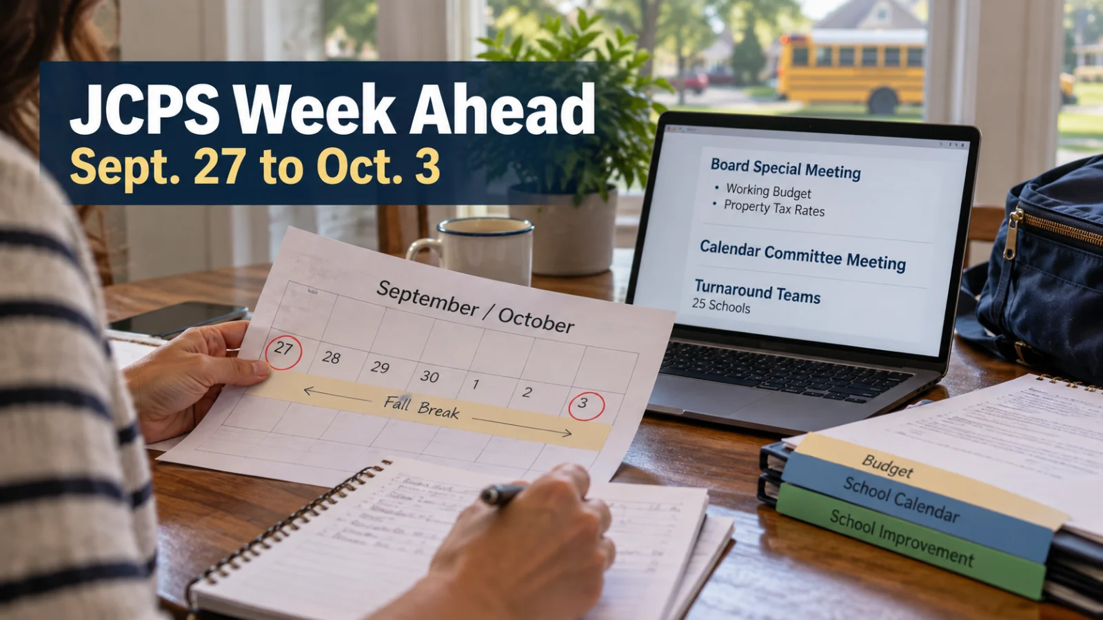 JCPS Week Ahead: What Parents Need to Know for September 27 to October 3