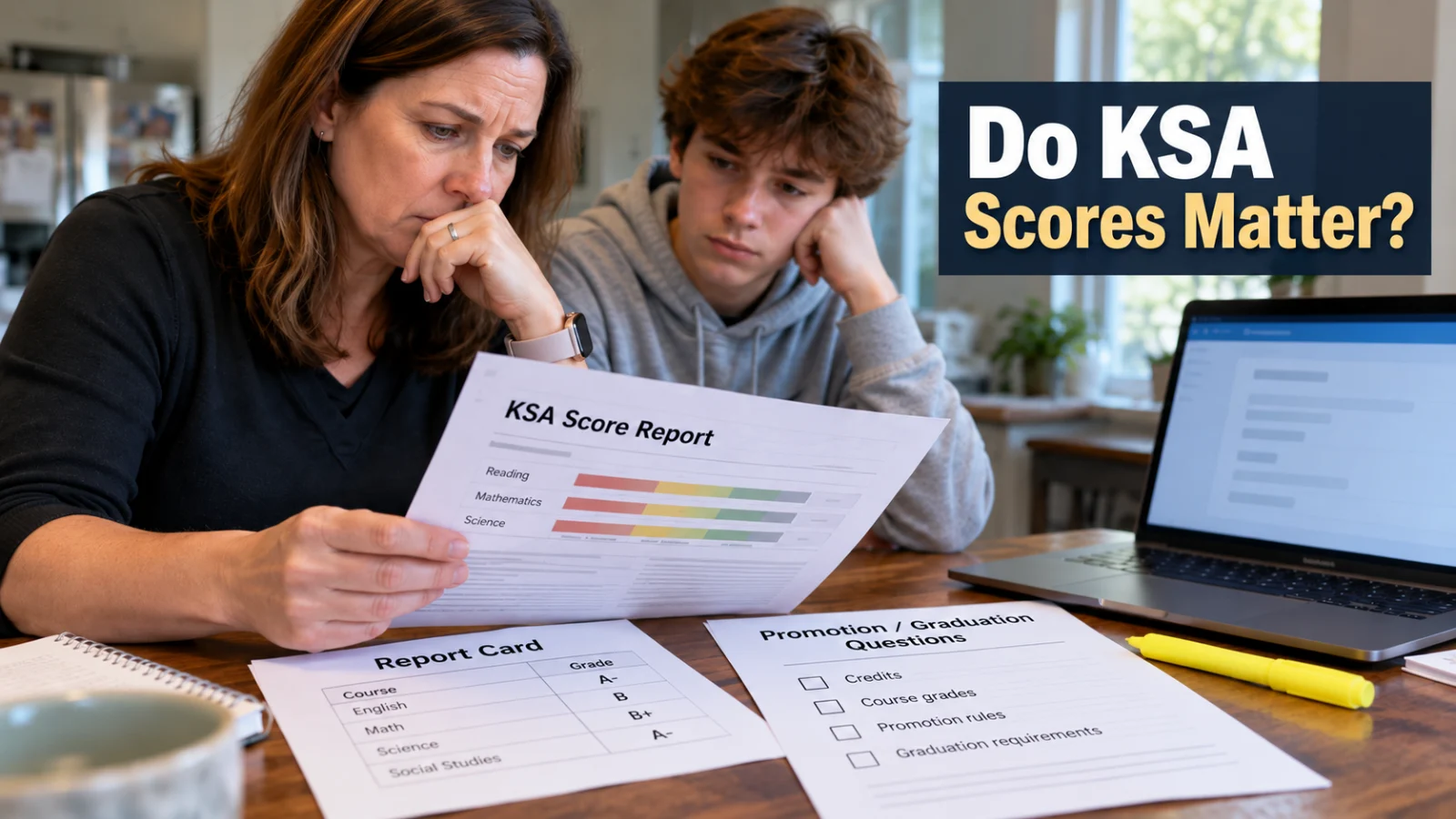 Does Your Child's KSA Score Affect Their Grade, Promotion, or Graduation?